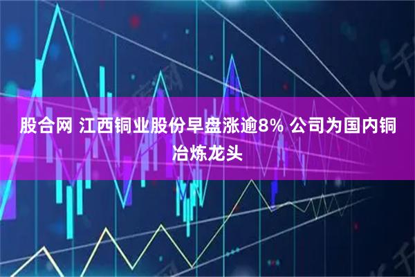 股合网 江西铜业股份早盘涨逾8% 公司为国内铜冶炼龙头