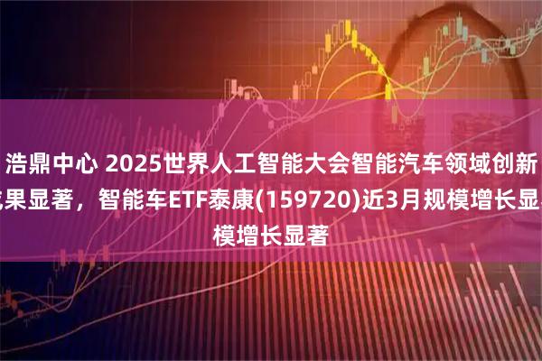 浩鼎中心 2025世界人工智能大会智能汽车领域创新成果显著，智能车ETF泰康(159720)近3月规模增长显著
